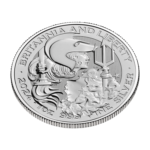 Pièce 1 once d'argent Britannia et Liberté 2024 | La Monnaie royale