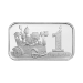1 oz Baby's First Birthday Animals in Car Silver Bar | Silvertowne Mint
