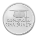 1 oz Congrats Graduate Silver Round | Silvertowne Mint