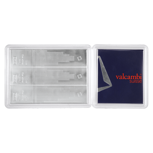 3 oz (3 x 1 oz) Skyline CombiBar Silver Bar | Valcambi | Silver