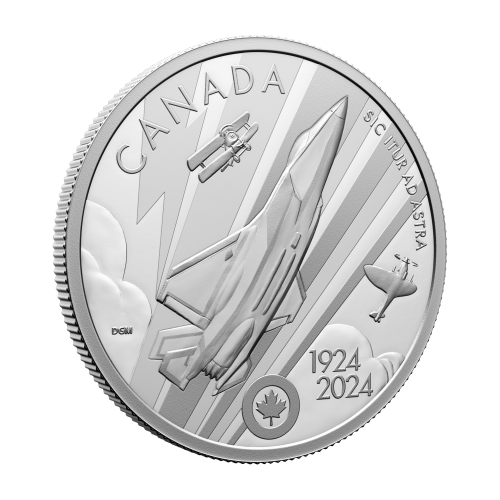 Pièce 1 once d'argent Le centenaire de l'Aviation royale canadienne 2024 | Monnaie royale canadienne