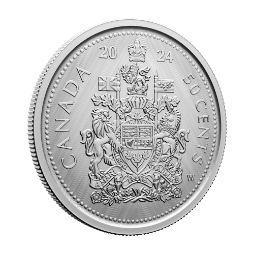 1 oz 2024 Tribute: Coat of Arms W Mint Mark Silver Coin | Royal Canadian Mint