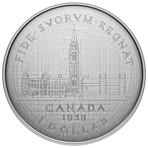 5 oz 2024 Emanuel Hahn's Original Sketch: Parliament Silver Coin | Royal Canadian Mint