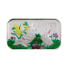 1 oz Colorized White Bunny and Eggs Easter Silver Bar | Silvertowne Mint