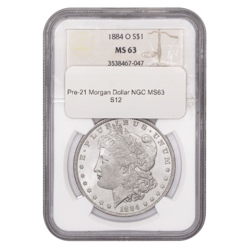Pre-1921 Morgan Silver Dollar NGC MS-64 Silver Coin | United