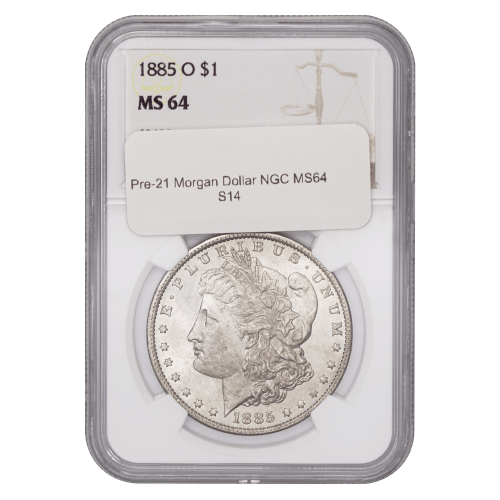 Pre-1921 Morgan Silver Dollar NGC MS-64 Silver Coin | United