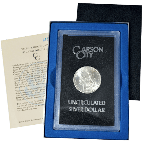 1881 Carson City Morgan Silver Dollar BU GSA Silver Coin | United States Mint