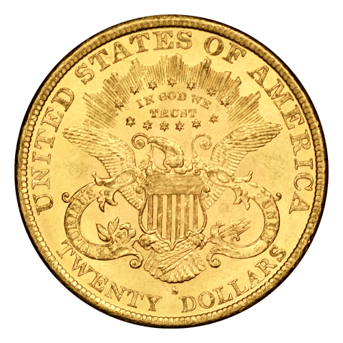 Random Year $20 Liberty Head Double Eagle BU Gold Coin | United States Mint