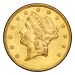 Random Year $20 Liberty Head Double Eagle BU Gold Coin | United States Mint