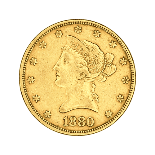 Ensemble de 4 pièces en or SUP+ Double Aigle Tête de la Liberté 10 $ Année aléatoire | Monnaie des États-Unis