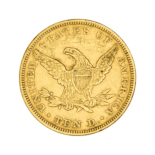 Ensemble de 4 pièces en or SUP+ Double Aigle Tête de la Liberté 10 $ Année aléatoire | Monnaie des États-Unis