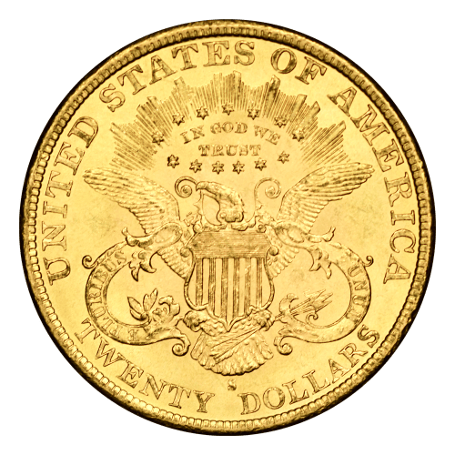 Ensemble de 2 pièces en or SUP+ Double Aigle de Saint-Gaudens et Tête de la Liberté 20 $ Année aléatoire | Monnaie des États-Unis
