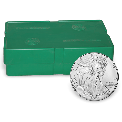 Monster Box of 500 x 1 oz 2024 American Eagle Silver Coins | United States Mint