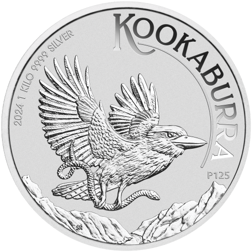 Pièce 1 kilo d'argent Kookaburra australien 2024 | Monnaie de Perth