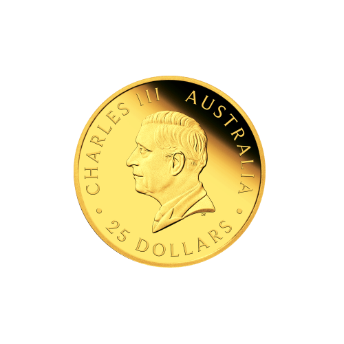 1/4 oz 2024 Australian Kangaroo Proof Gold Coin | Perth Mint