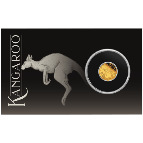 0.5 gram 2024 Australian Kangaroo Proof Gold Coin in Card | Perth Mint