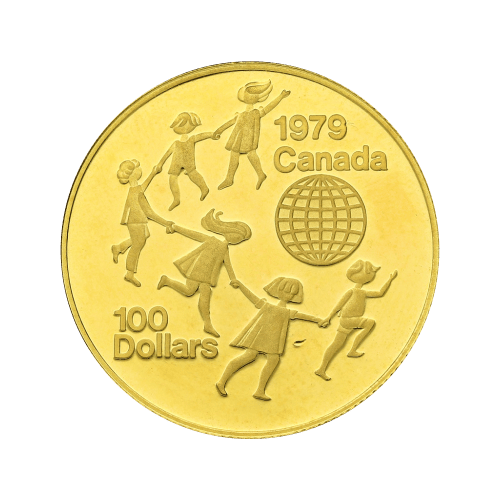 Pièce 1/2 once d'or Année internationale de l'enfant 1979 | Monnaie royale canadienne