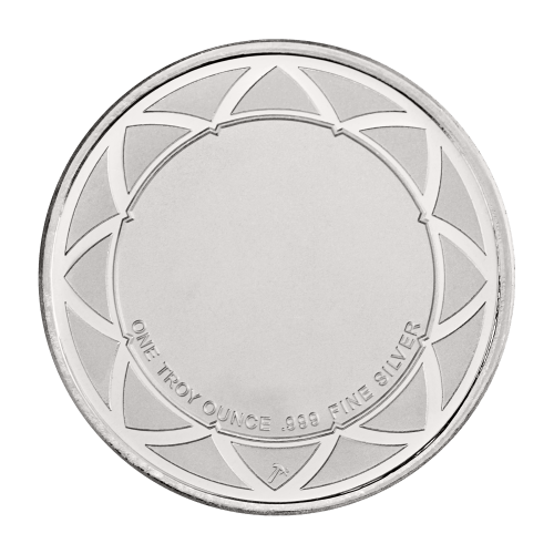 Ronde 1 once d'argent coloré Joyeuse remise des diplômes avec chapeau | Monnaie SilverTowne