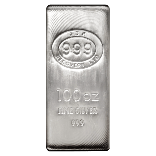 100 oz Short Silver Bar | JBR