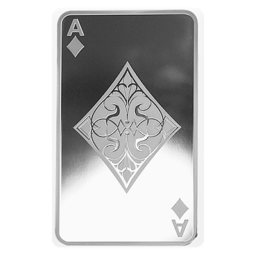 10 oz Ace of Diamonds Silver Bar | Sunshine Minting