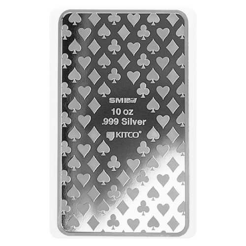 10 oz Ace of Diamonds Silver Bar | Sunshine Minting