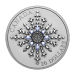 1 oz 2024 Sapphire Jubilee Snowflake Brooch Silver Coin | Royal Canadian Mint