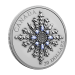 1 oz 2024 Sapphire Jubilee Snowflake Brooch Silver Coin | Royal Canadian Mint