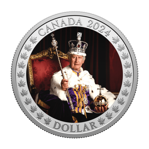 2024 Anniversary of His Majesty King Charles III Coronation Proof Silver Coin | Royal Canadian Mint