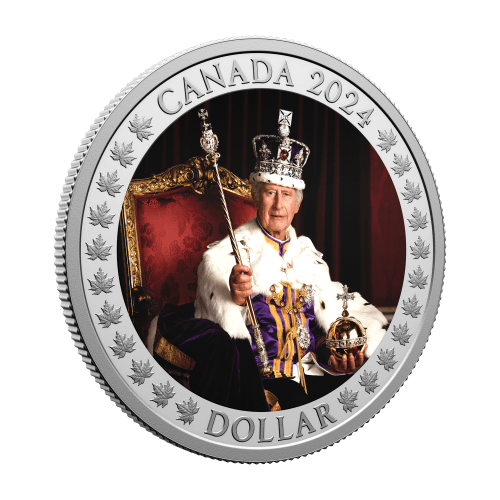 2024 Anniversary of His Majesty King Charles III Coronation Proof Silver Coin | Royal Canadian Mint