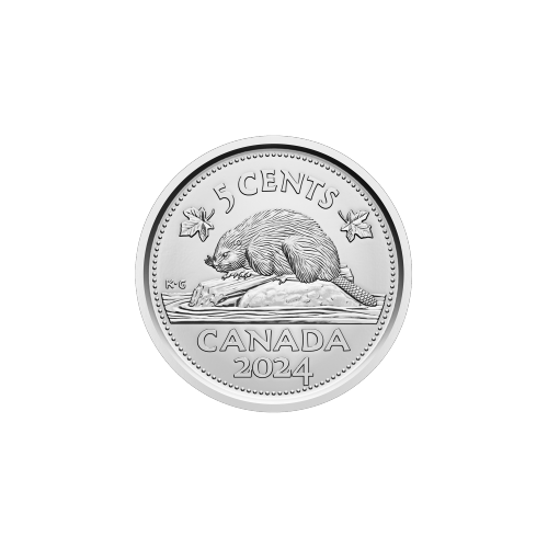 Collection de 5 rouleaux de pièces Premières pièces frappées 2024 | Monnaie royale canadienne