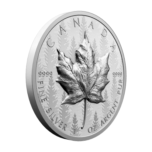 1 oz 2024 Ultra High Relief Maple Leaf Silver Coin | Royal Canadian Mint