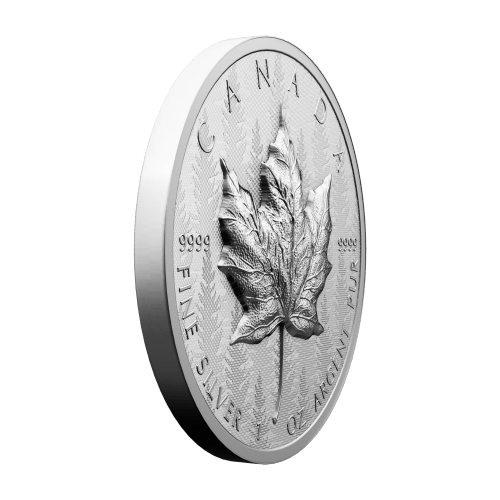 1 oz 2024 Ultra High Relief Maple Leaf Silver Coin | Royal Canadian Mint