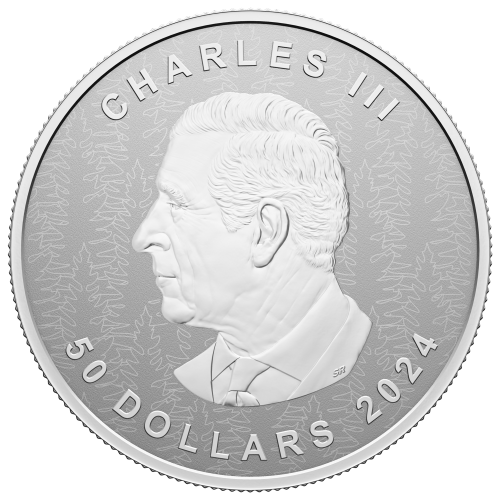 5 oz 2024 Ultra High Relief Maple Leaf Silver Coin | Royal Canadian Mint
