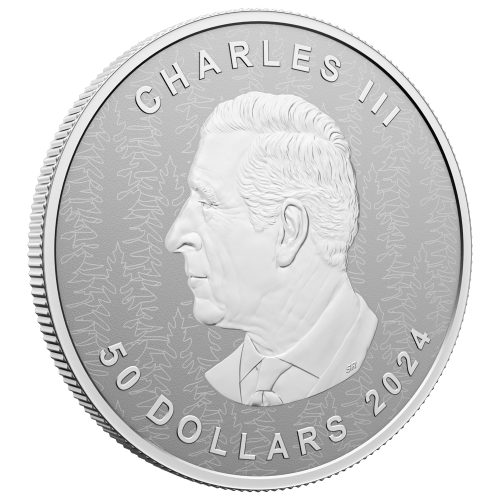 5 oz 2024 Ultra High Relief Maple Leaf Silver Coin | Royal Canadian Mint