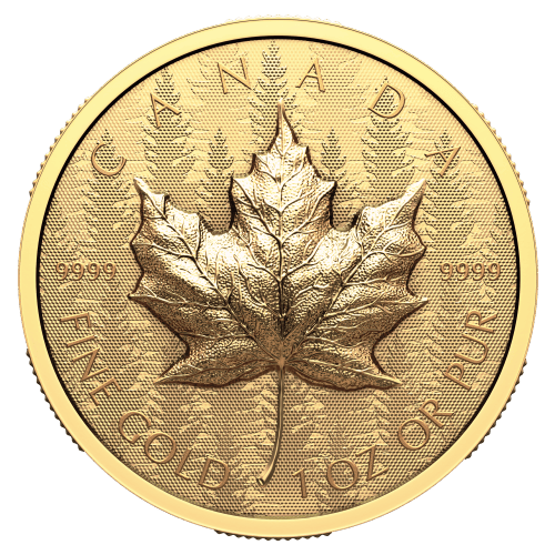 1 oz 2024 Ultra High Relief Maple Leaf Gold Coin | Royal Canadian Mint