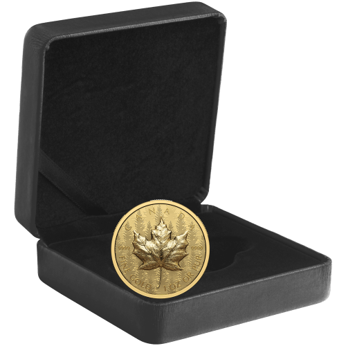 1 oz 2024 Ultra High Relief Maple Leaf Gold Coin | Royal Canadian Mint