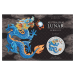 Pièce 1 once d'argent coloré Perth Stamp and Coin Show Spéciale Année lunaire du Dragon bleu 2024 dans une carte | Monnaie de Perth