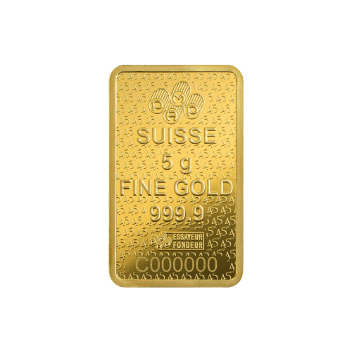 5 gram 45th Anniversary of Lady Fortuna Gold Bar | PAMP Suisse