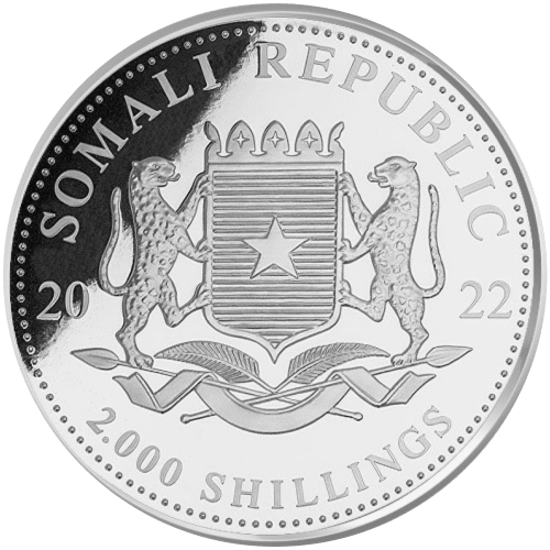 1 kilo 2022 Somalia Elephant Silver Coin | Bavarian State Mint