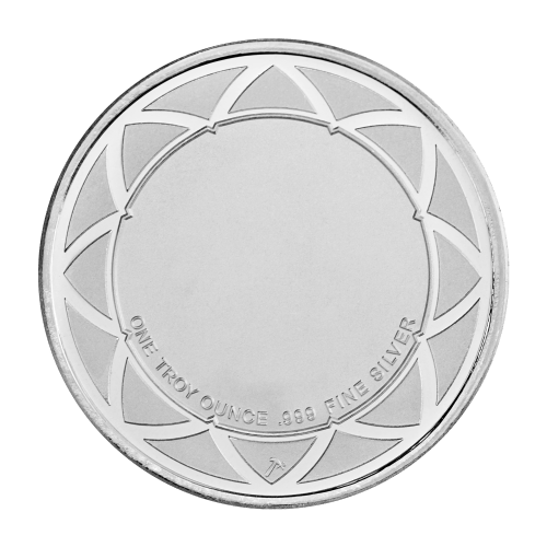 Ronde 1 once d'argent coloré Félicitations aux diplômés avec chouette | Monnaie SilverTowne