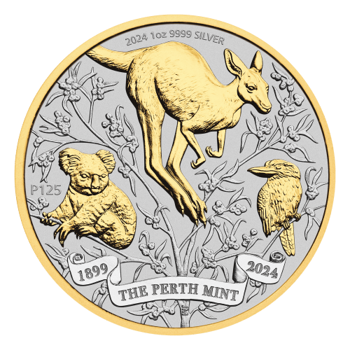 Set of 4 x 1 oz 2024 The Perth Mint's 125th Anniversary Silver Coins | Perth Mint