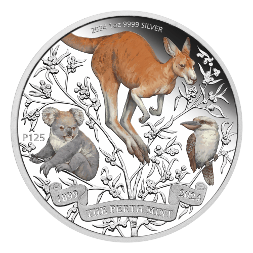 Set of 4 x 1 oz 2024 The Perth Mint's 125th Anniversary Silver Coins | Perth Mint