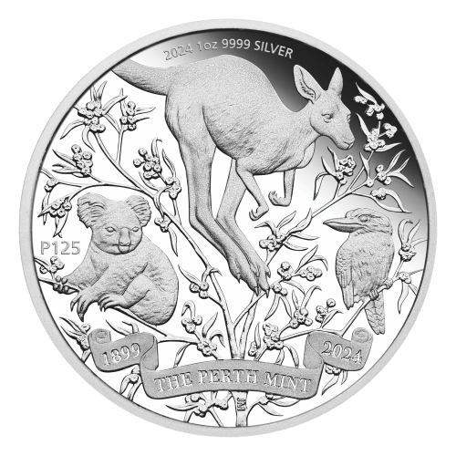 Set of 4 x 1 oz 2024 The Perth Mint's 125th Anniversary Silver Coins | Perth Mint