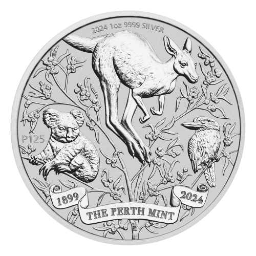 Set of 4 x 1 oz 2024 The Perth Mint's 125th Anniversary Silver Coins | Perth Mint