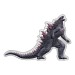 Lingot 1 once d'argent en forme de Godzilla Le Nouvel Empire coloré 2024 | PAMP Suisse