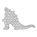 Lingot 1 once d'argent en forme de Godzilla Le Nouvel Empire coloré 2024 | PAMP Suisse