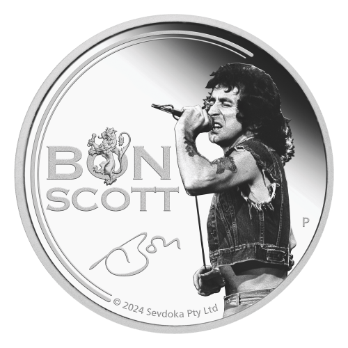 1 oz 2024 Bon Scott Proof Silver Coin | Perth Mint