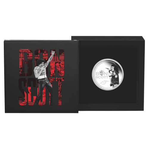 1 oz 2024 Bon Scott Proof Silver Coin | Perth Mint
