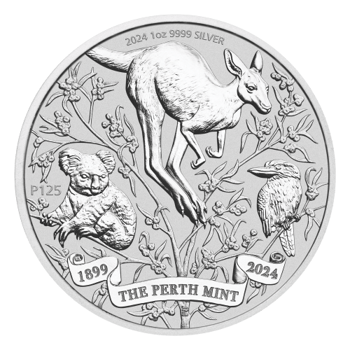 Pièce 1 once d'argent 125ème anniversaire 2024 | Monnaie de Perth