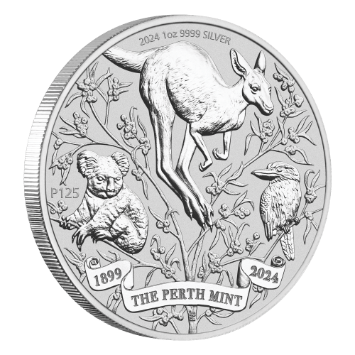 Pièce 1 once d'argent 125ème anniversaire 2024 | Monnaie de Perth